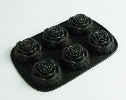 6 Rose / Roses Fancy & Stylish Flexible Silicone Mould