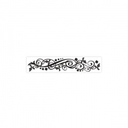 FLOURISH - Large Borders Embossing Folder 2.5 x 12 inches - by Darice