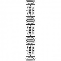 TICKETS - Large Borders Embossing Folder 2.5 x 12inches by Darice
