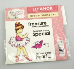 Angelica and Friends - ELEANOR Rubber Stamp Set (Crafters Companion)