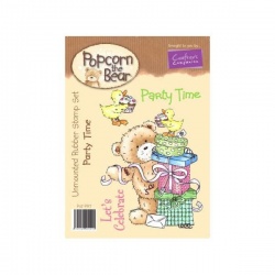 Popcorn the Bear Birthday Collection - Party Time Stamp Set