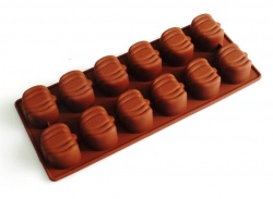 12 cell Pumpkins - Halloween Seasonal Silicone Chocolate Mould