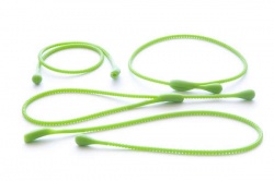 Pack of 4 Silicone Food Ropes / Ties - GREEN - CLEARANCE