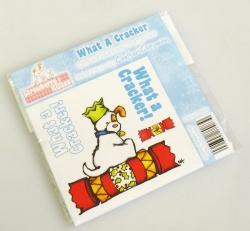 Strawberry Kisses - WHAT A CRACKER Rubber Stamp Set