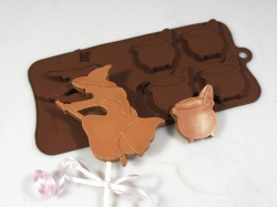 4+1 Ducks Baby Animal Farm Chocolate Candy Bar Silicone Mould Lolly Professional