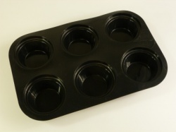 CROWN American Jumbo Muffin Pan - Silicone Cake Baking Pan - Cafe Style