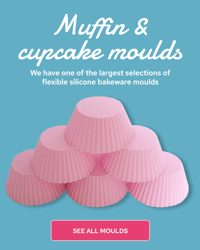 6 Pcs Silicone Muffin Moulds / Cup Cake Mould - Single Pack